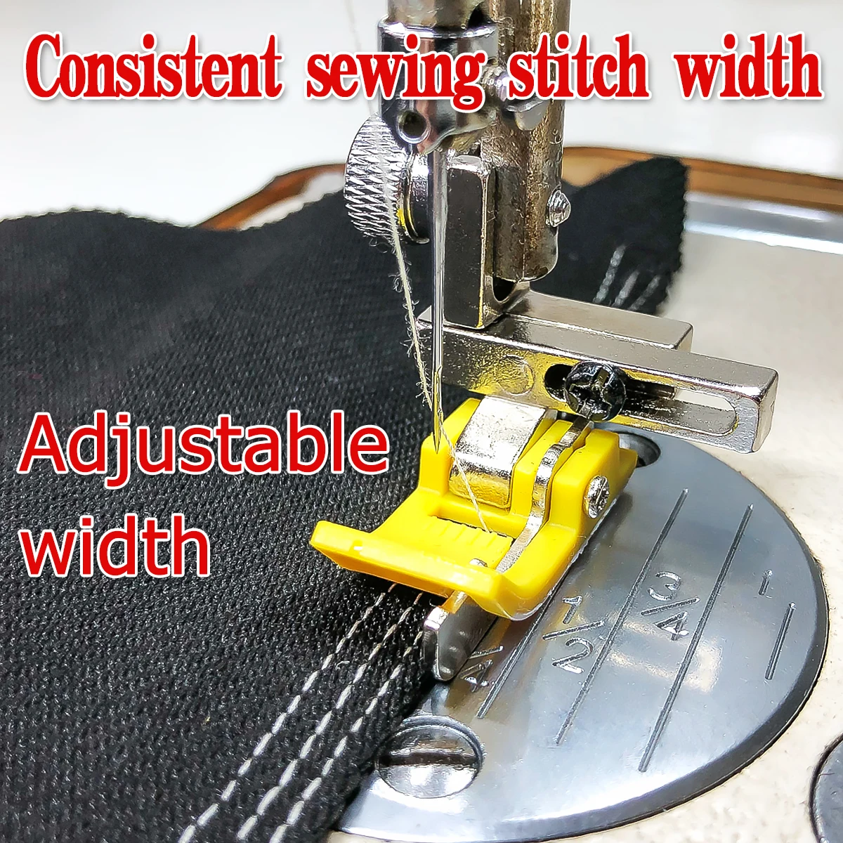 New Computerized Flatbed Sewing Machine with Adjustable Plastic Knife Press Foot Oxford Edge Guide Adjustable Overlock Foot