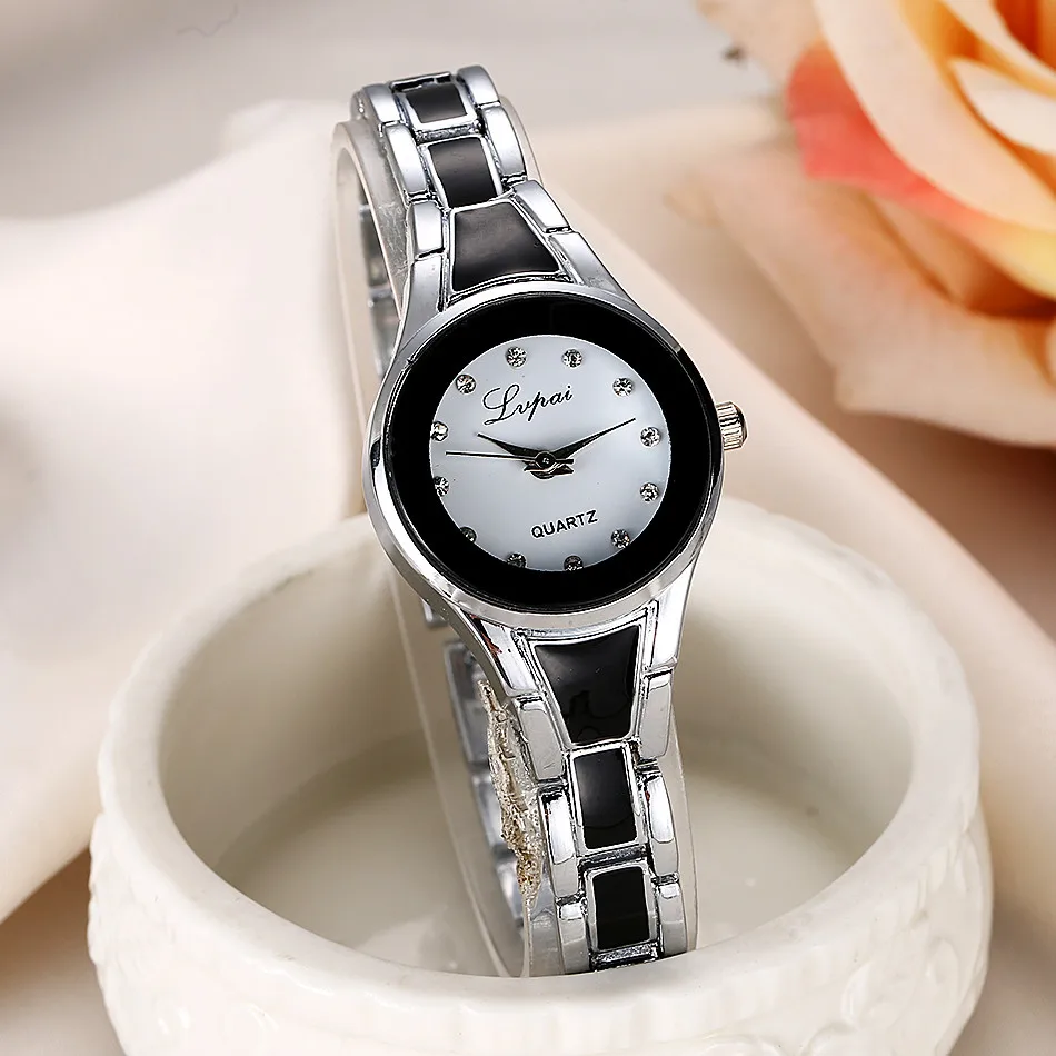 

Luxury Watch For Women High Quality Diamond Ladies Quartz Watch exquisite concise Date Stainless Steel Women Watches