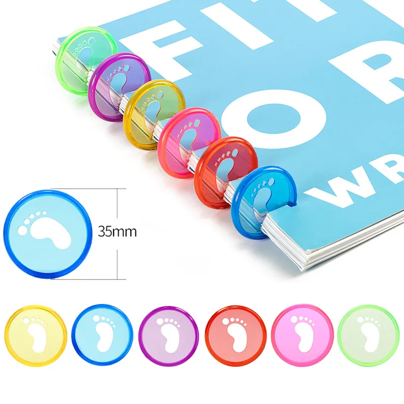 

50 шт., 35 мм, стиль ног, грибное отверстие, вкладыши для скрапбукинга, зажимы для переплета, переплетные диски, пряжка, переплетное кольцо, дневник, диск для тетради