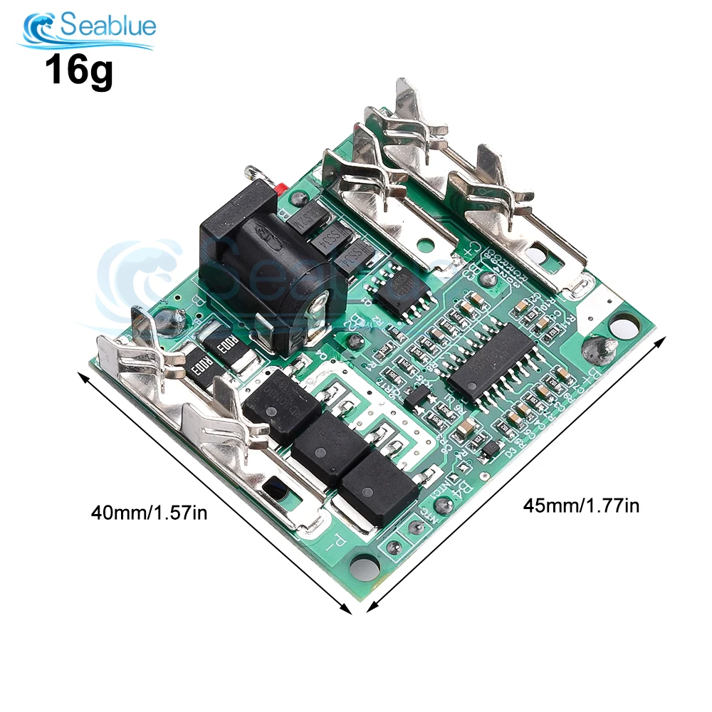 5S battery charging protection board 18V 21V 20A lithium-ion lithium battery pack protection circuit board BMS module