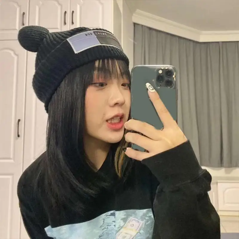 652f-passamontagna-con-orecchie-d'orso-passamontagna-halloween-cappello-con-orecchie-d'orso-sciarpa-divertente-berretto-con