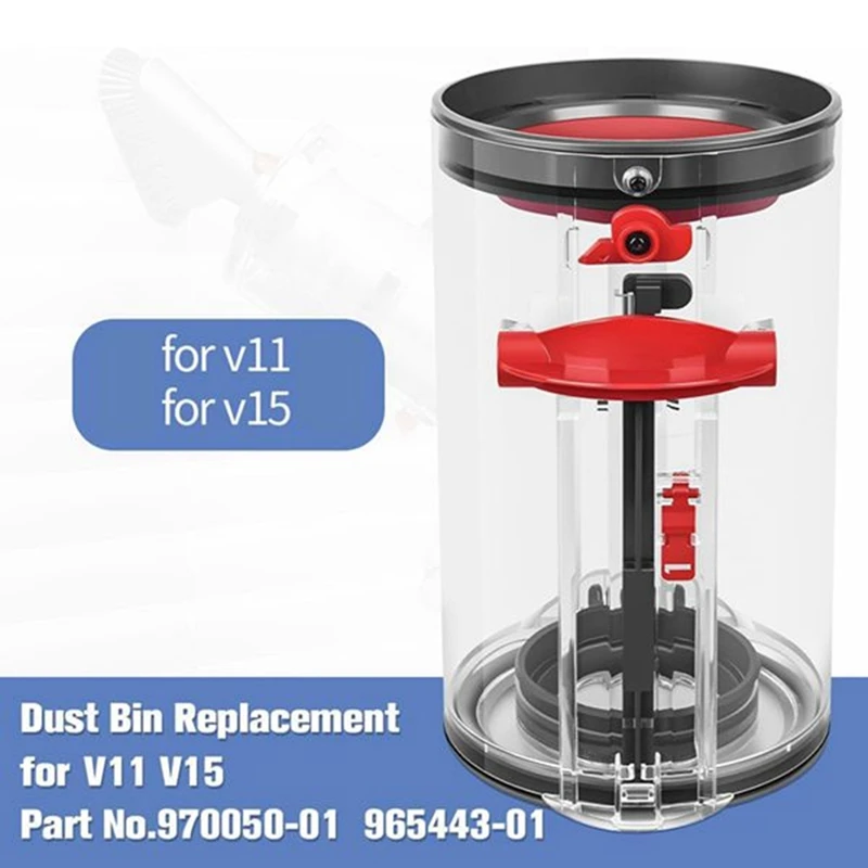 

Replacement Dust Container for V11 V15 Vacuum Cleaner Transparent Dust Box with Reusable HEPA Filter 【A73 AcePro】