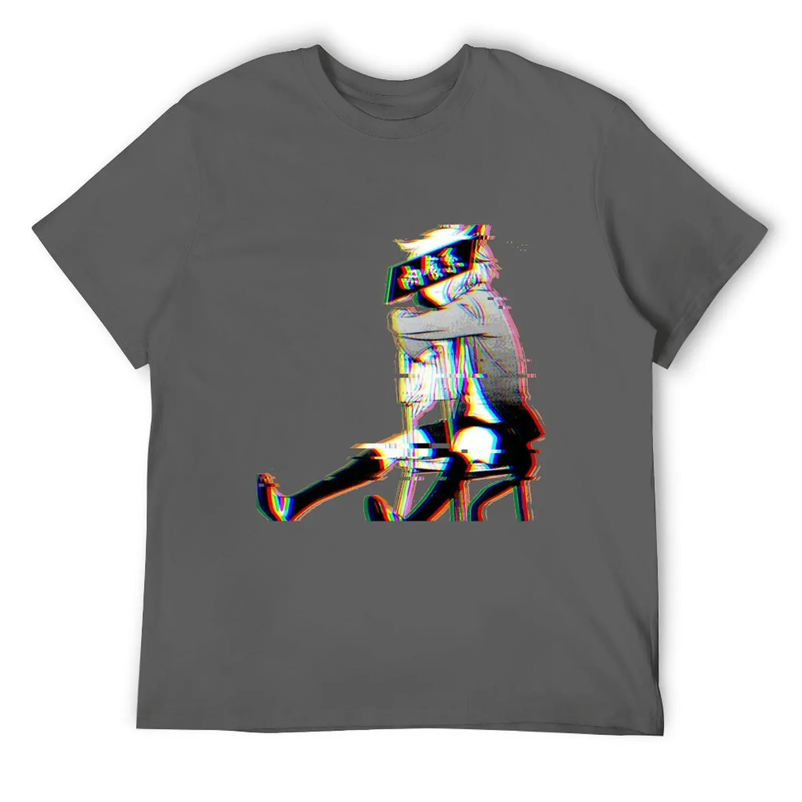 

Neko cat boy Aesthetic anime glitch T-Shirt Man t-shirt tees blacks mens t shirt