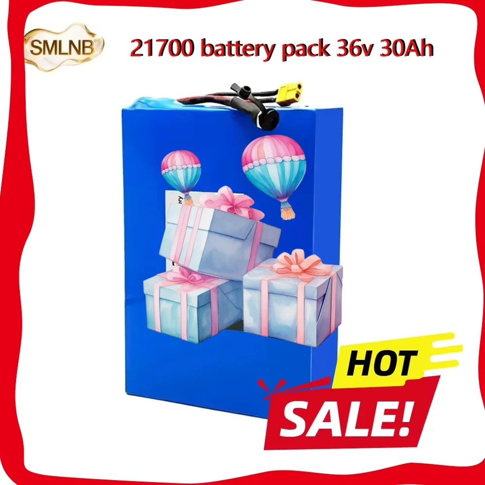 

21700 battery 10S6P li-ion battery pack Built-in BMS 36V 30000mAh Suitable for bicycles, wheelchairs, outdoor motorcycles
