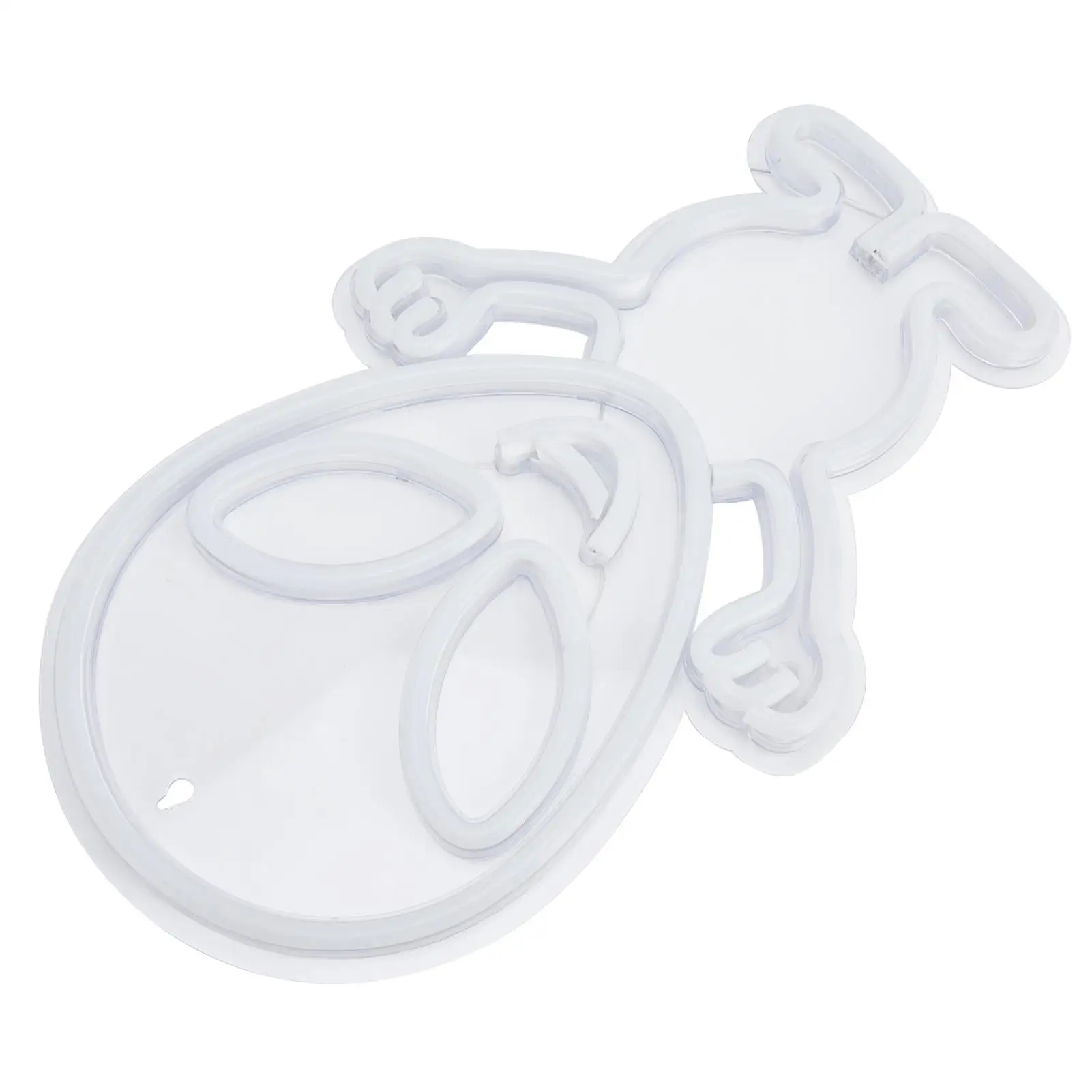 Lâmpada de néon em forma de alienígena durável - luz elegante para sala de estar, para quarto e decoração de sala de exposições