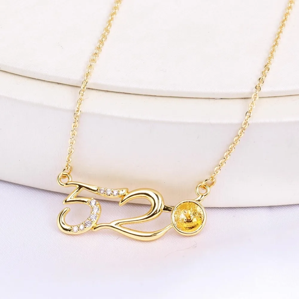 

5pcs Pendant Clasp Bail Connector Copper Plated 18K Gold Pendant Settings Jewelry Findings Parts Fittings Connection Accessories