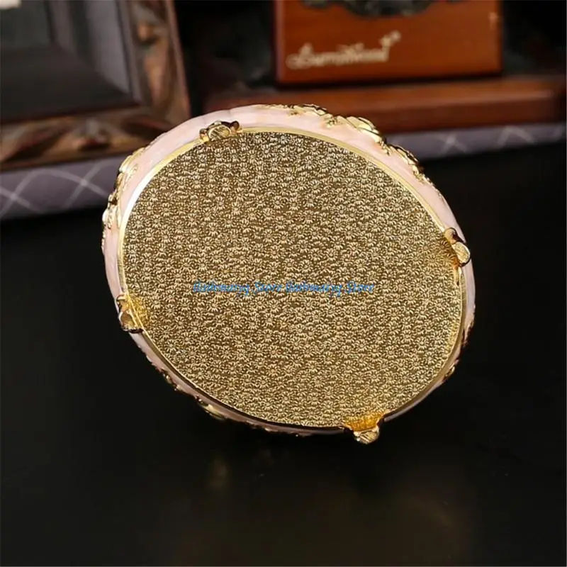 573B Antique Styles Metal Jewelry Storage Box Alloy Construction For Women