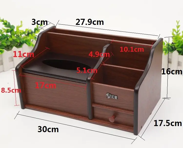 Desktop Afstandsbediening Board Opbergdoos Kantoor Woonkamer Koffie Tafelblad Tissue Opbergdoos Schommelende Afstandsbediening Doos ZG689