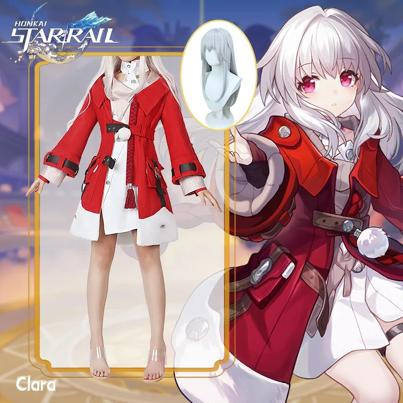 

Clara Cosplay Costume Honkai Star Rail Carnival Uniform Anime Halloween Costumes Women Game