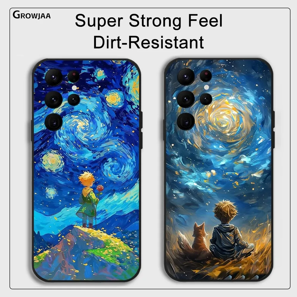 The Little Prince VANGO Phone Case for Samsung Galaxy S24 Ultra S22 S23 Ultra S21 S20 5G Protective Silicone TPU Funda