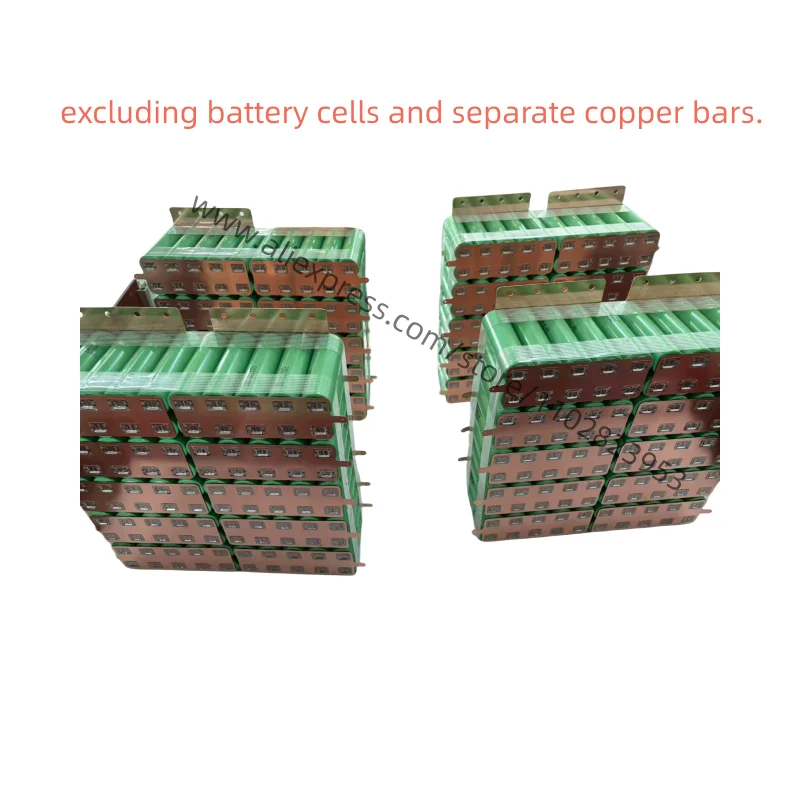 Copper 0.5mm 21700-2*5p Battery Copper-nickel Bus Bar Sheet  Spacing 21.4mm Cell Connector Can Be Customized According To Draw