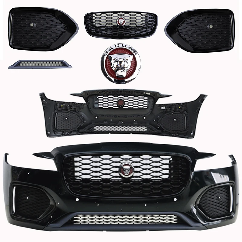 

2025Upgrade Replacement New Front Bumper Assembly with Grille and Logo for 2009-2022 for Jaguar XF Performance Parts