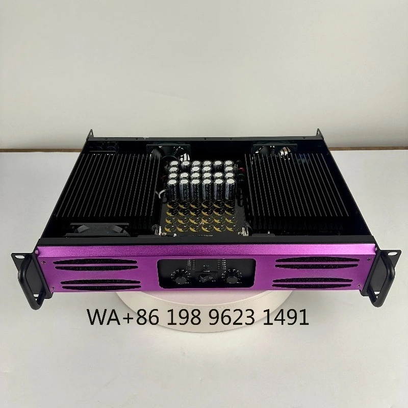 2000W Class D Digital Amplifier 2CH High Power Professional Outdoor Stage Metal  Equipment