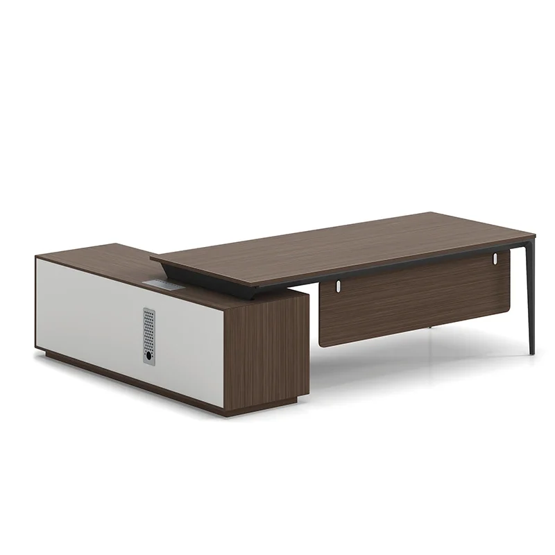 

-Modern Design Office Furniture Executive Desk L Shape Manager Office Table