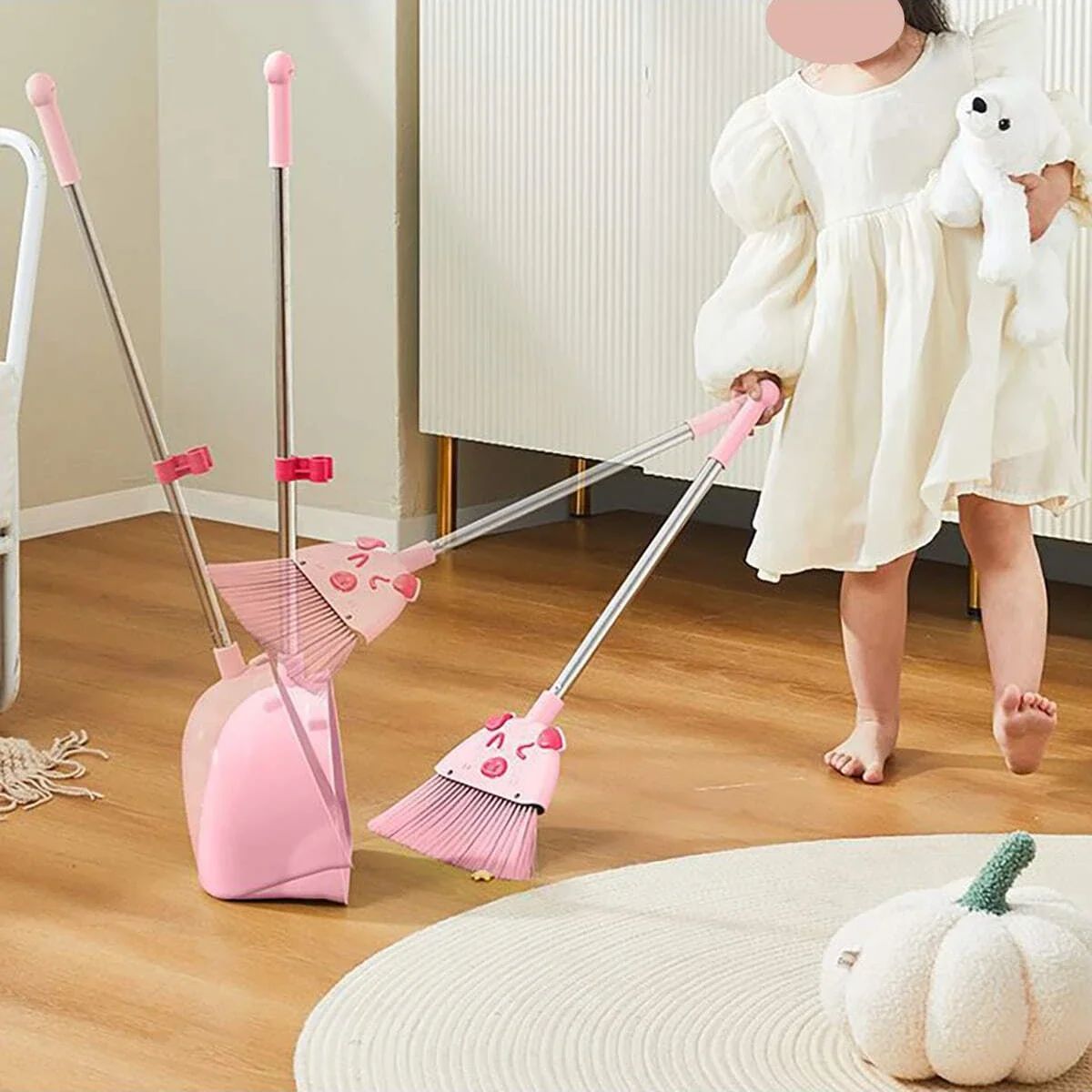 

1 комплект - (1 шт. метла + 1 шт. совок) набор бытовой комбинированной мини-веник бытовой совок для метлы