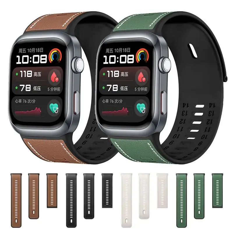 حزام سيليكون لساعة هواوي D2 بديل حزام قابل للتنفس حزام ساعة سريع الإصدار لساعة هواوي D2