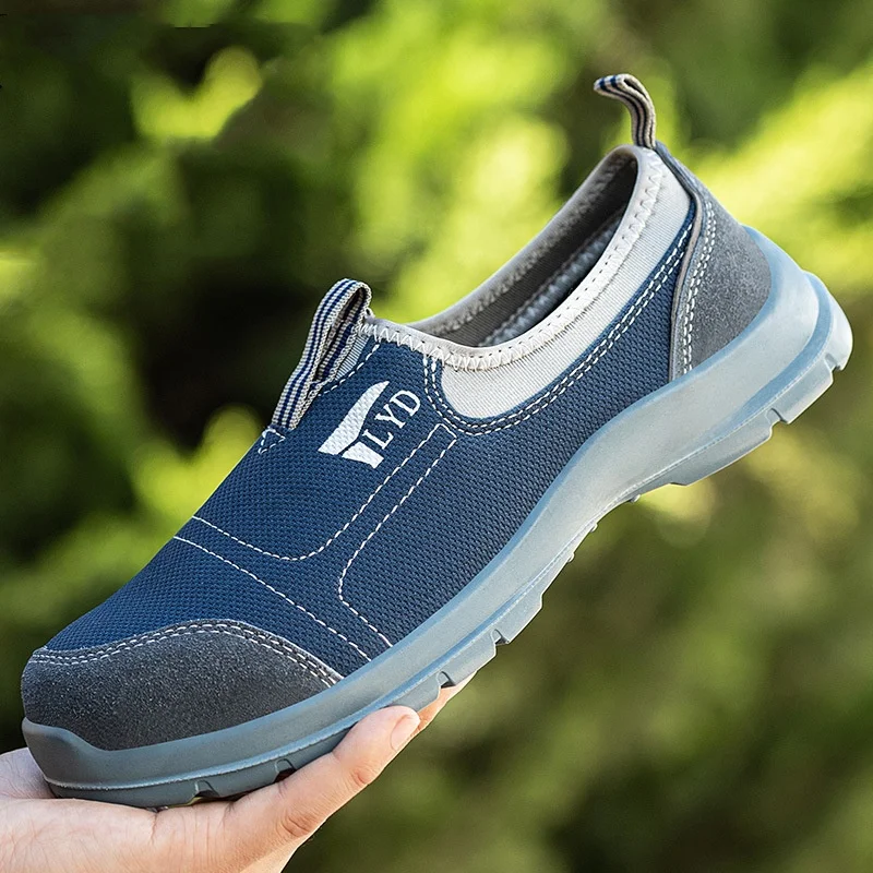Zapatos de trabajo con puntera de acero a la moda para hombre