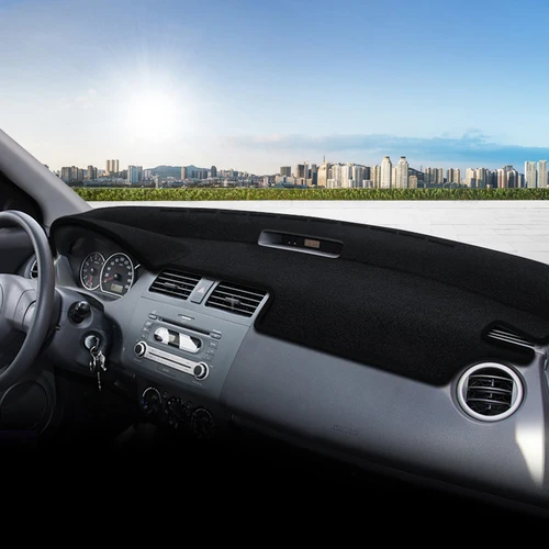 Imagen 2 del producto Para Suzuki Swift Sport 2005 2006 2007 2008 2009 2010 cubierta del salpicadero del coche evitar almohadillas de luz alfombras antideslizantes accesorios de protección