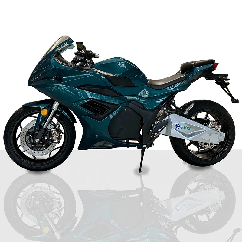 Single Rocker Arm 10000W Fast Racing Electric Motorcycle EEC COC Approved 110km/h Speed 72V Brushless Motor Racing Scooters