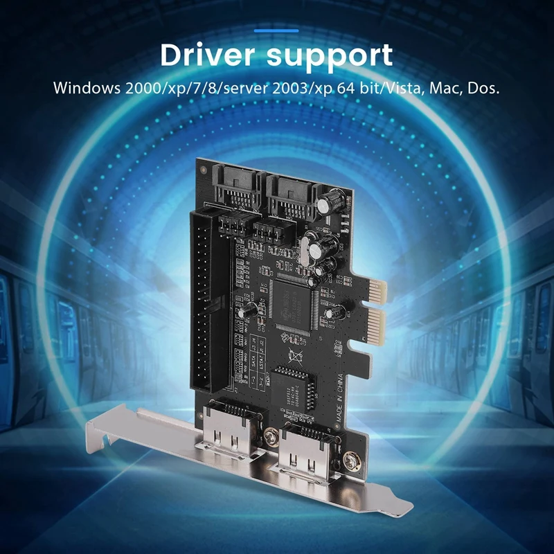 PCI To SATA Controller PCI To Ide PCI-E To 2Sata IDE Jmb363 Disk Array Card Express Expansion Card Adapter