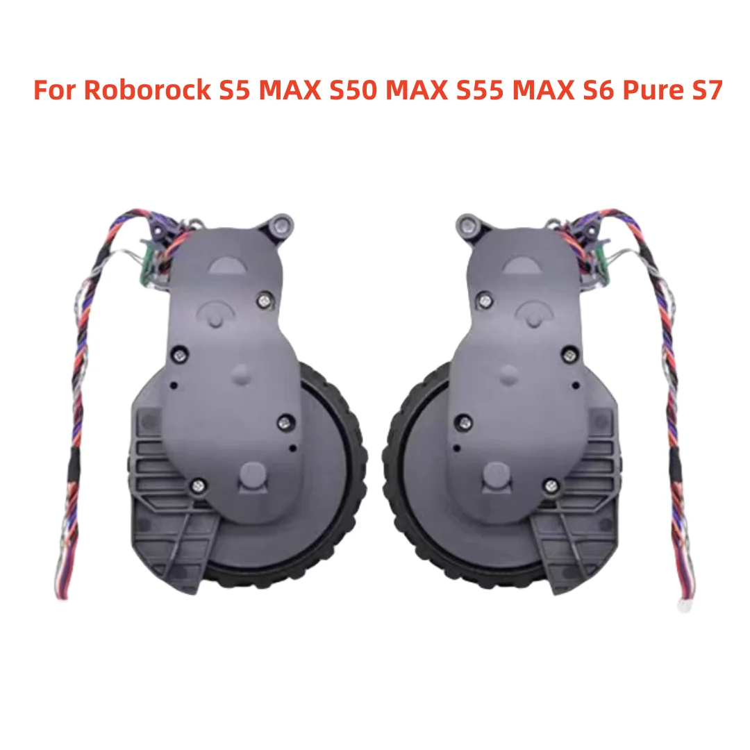 Original For Roborock S5 MAX S50 MAX S55 MAX S6 Pure S7 Left And Right Walking Wheels Parts Vacuum Cleaner Wheel Accessories