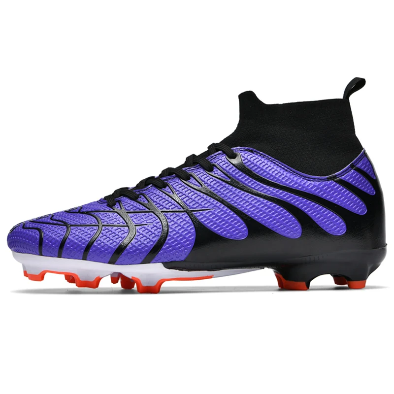 

New Men‘s Football Field Boots Society Futsal Cleats Soccer Shoes Fast Non Slip Professional Turf Indoor Training Football Shoes