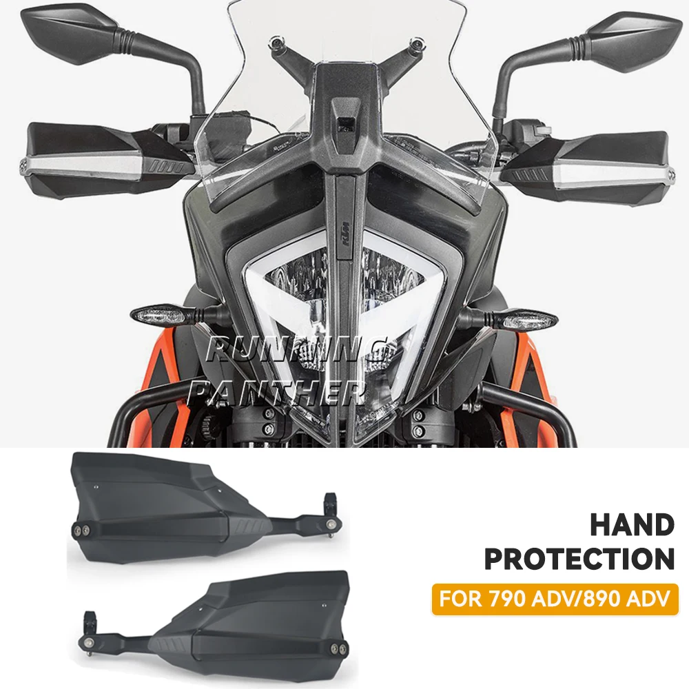 

Motorcycle Hand Guard Wind Deflector Handlebar Handguard Protector Brush Bar Kit For 790ADV 890ADV 790 890 ADV Adventure