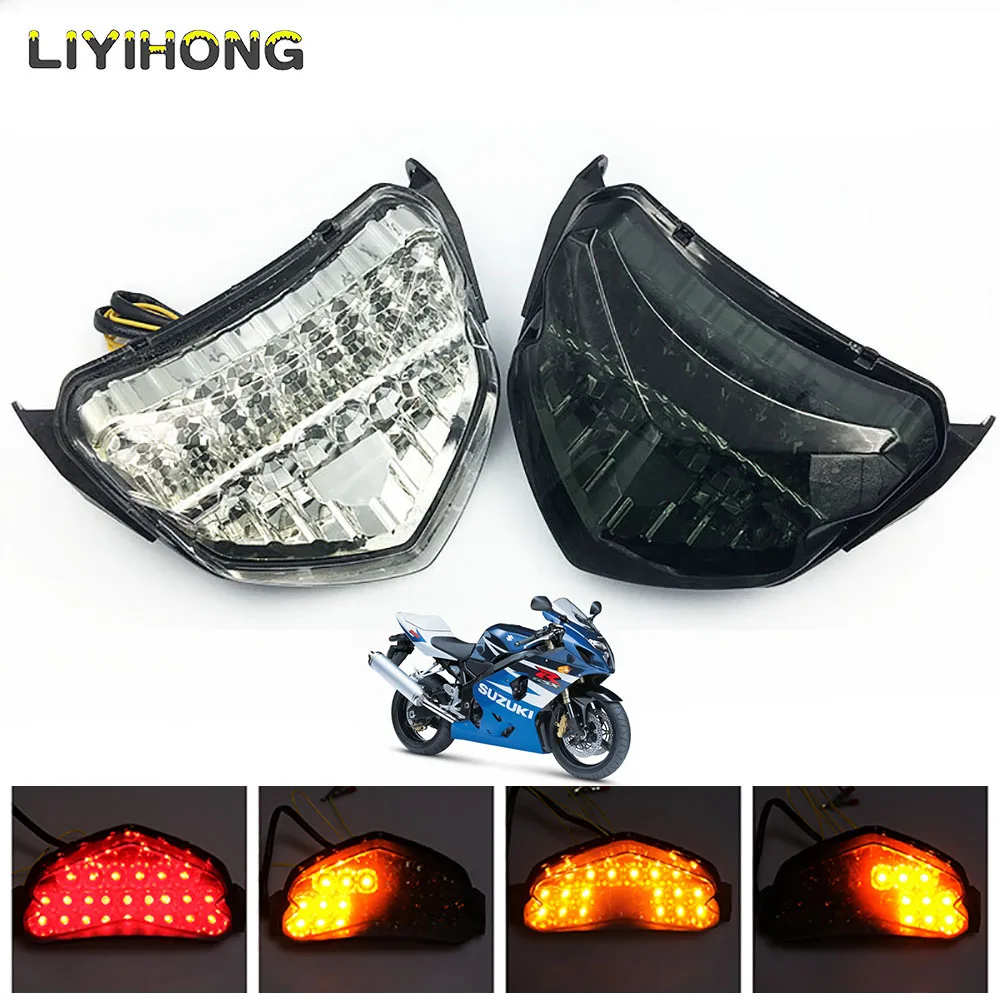 Motorcycle Led Taillight Rear Tail Brake Turn Signals Integrated Light For SUZUKI GSXR600 GSXR750 GSX-R 600 750 K4 2004 2005