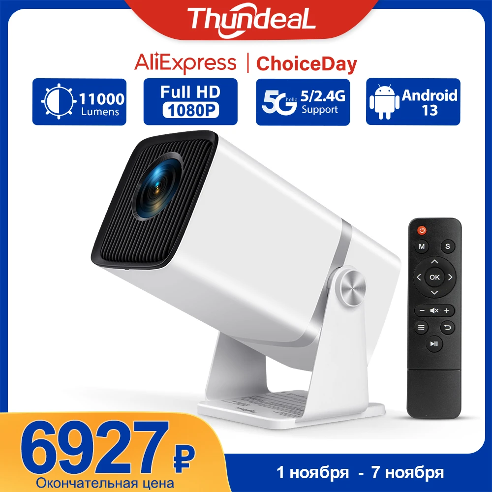 

ThundeaL 4K Full HD Projector FHD TD80W Android WiFi 3D Home Theater TD80 Portable Beam Mini Projector Meeting 3D Video PK HY320