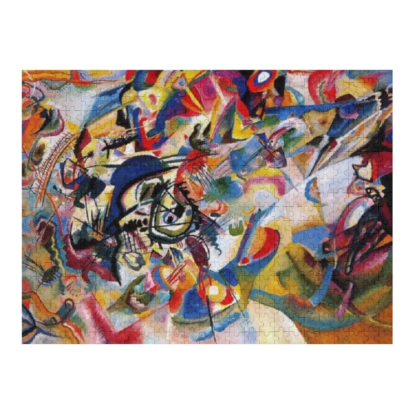

Wassily Kandinsky - Composition No. VII Jigsaw Puzzle Personalized Toys Wooden Name Wooden Jigsaws For Adults Puzzle