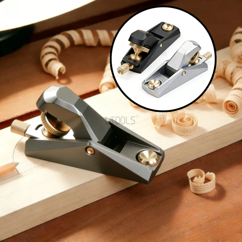 Precision Adjustment Trimming Small Planer Low Angle Flat Bottomed Mini Planer Woodworking Fine Chamfering European Planer Tool