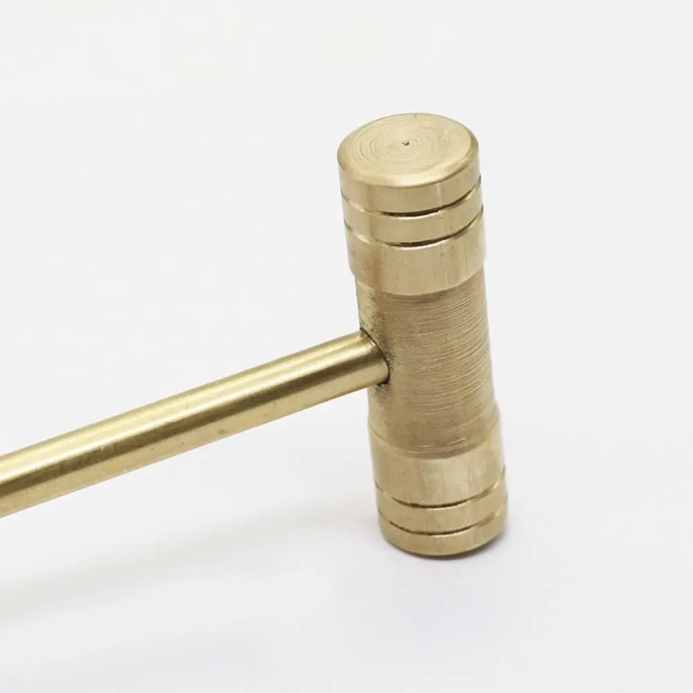 Solid Brass Small Brass Hammer Watch Repair Tool Hand Tools Mini Craft Hammer Accessories Gold Repairing Hammer Clock