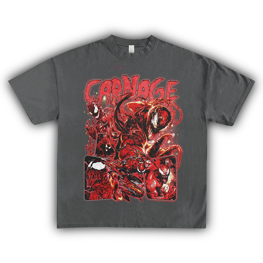 

Homage Tees Streetwear Vintage ort Sve T-irt Pure Cotton Comic Character Print Antibacterial Summer Faion