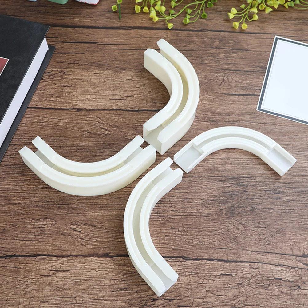 Ceiling Track Connector Curtain Track Joint Connector 90 Degree Curtain Track Rail Joint