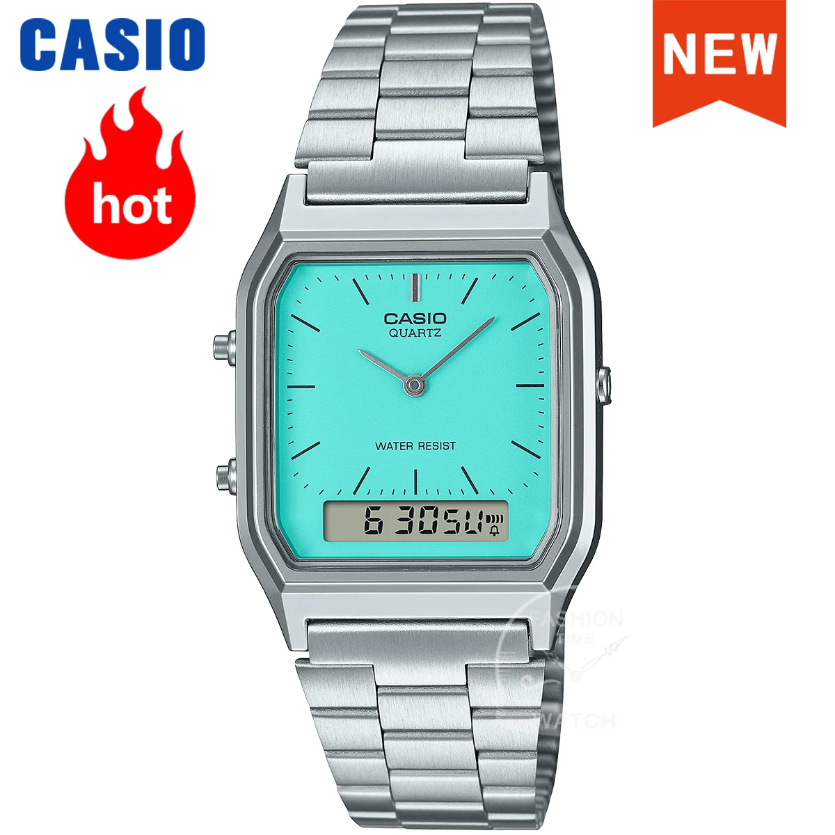 Casio watch top brand luxury set Waterproof Small Square Watch Vintage Niche Quartz Watches relogio masculino New for 2024