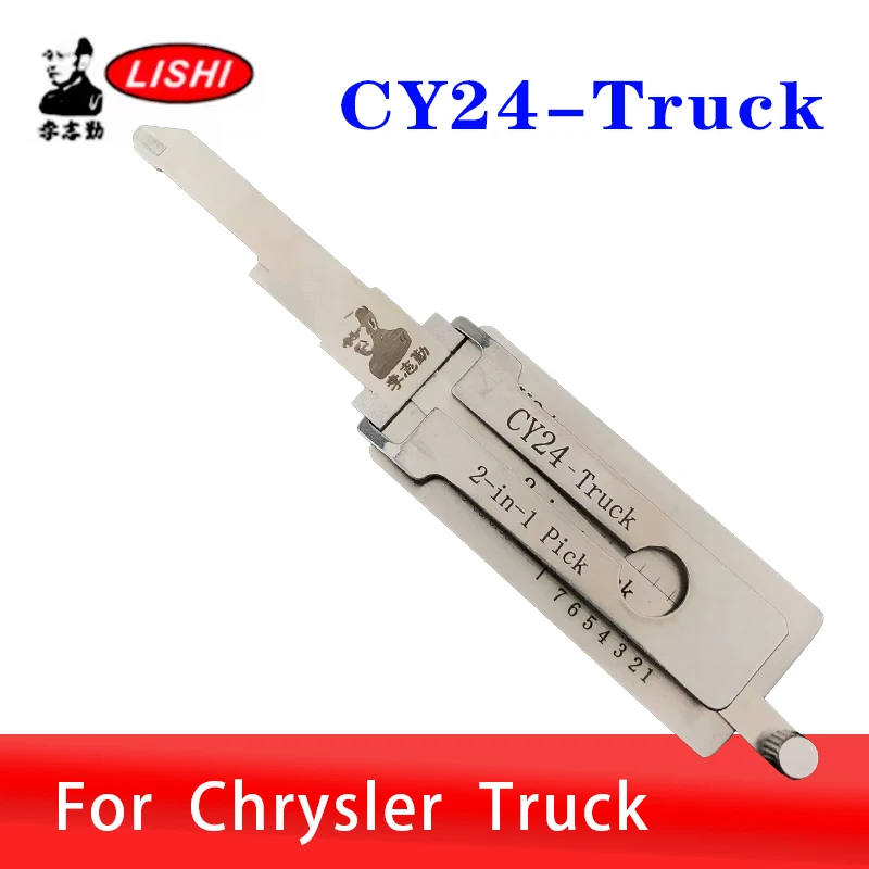 

LISHI CY24-Truck 2in1 Car Door Open Decoder Tool for Chrysler Truck Lock Picking Locksmiths Professional Automotive Entry Tool