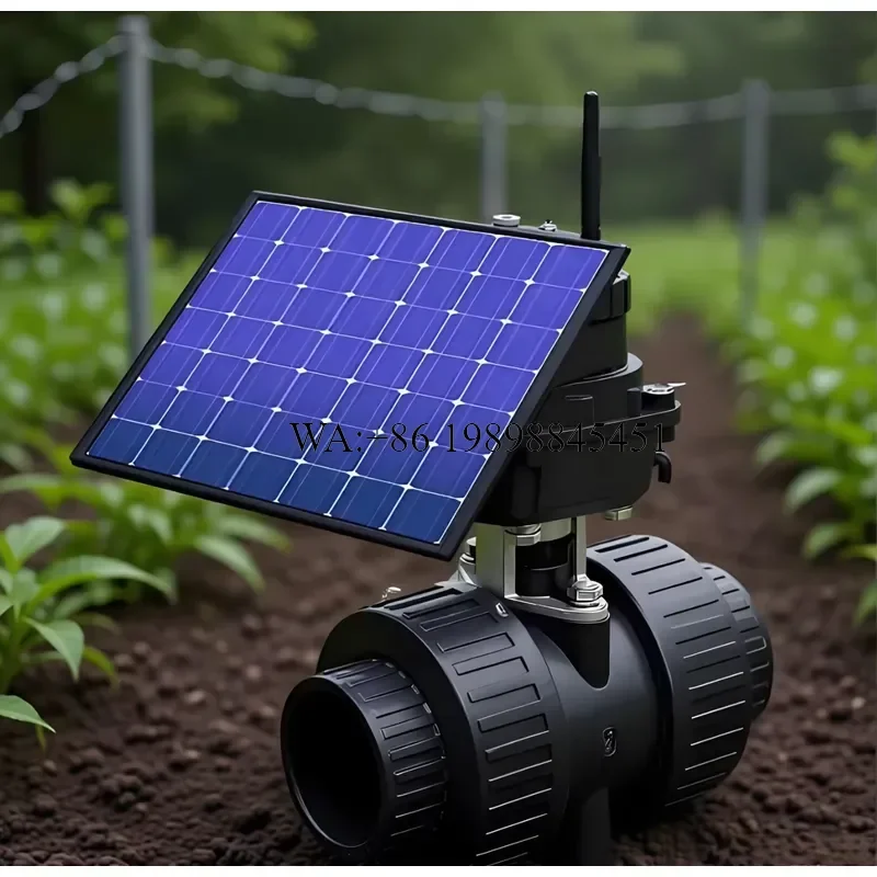 WMWMNU for Etrany 4G LORA WIFI Solar Powered Smart Ball Valve IP67 Waterproof Agriculture Irrigation Controller Remote Water