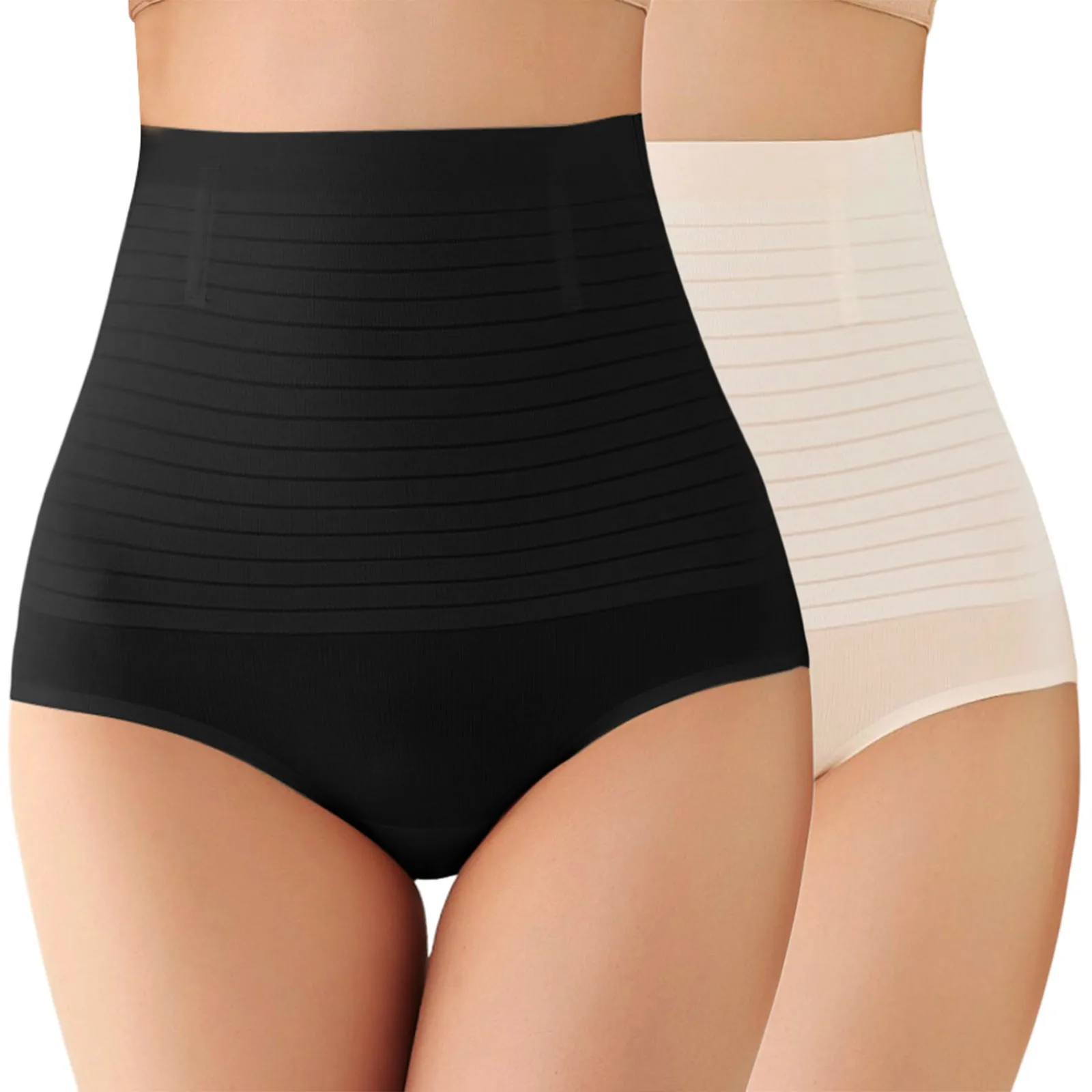 Women's High Waist Breathable Solid Color Seamless Postpartum Body Shaping Underlay Large and Safe Thin Bodybuilding Short Pants