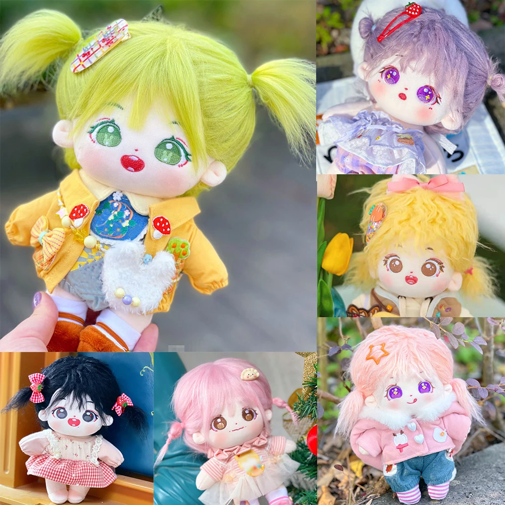 

20cm Handmade Stuff Doll Kawaii Yang zi Lu han Xiao Zhan Qianxi Baby IDol Doll Customization Star Souvenir Fans Collection Gift