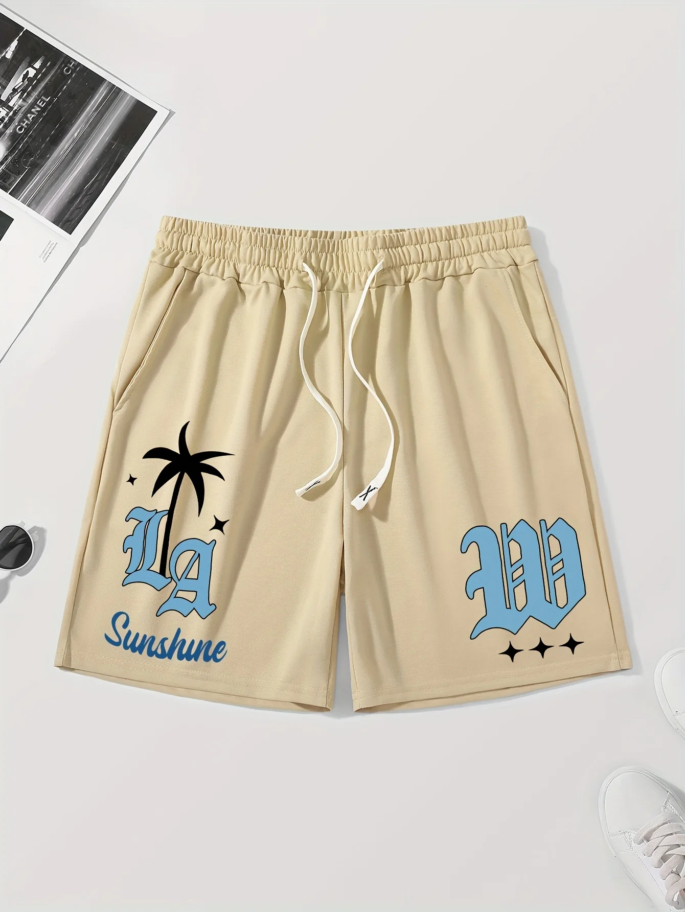 

2026 New Men's and Women's Printed Shorts Travel Vacation Beach Shorts Five Quarter Shorts Loose Casual Sports Shorts