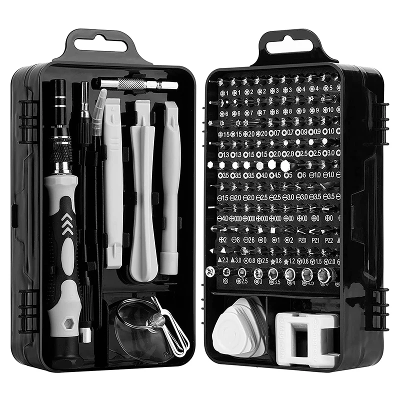 

New Mini Precision Screwdriver Set Magnetic, 115 In 1 Electronic Repair Tool Kit For Iphone,Computer,Laptop,Ect.