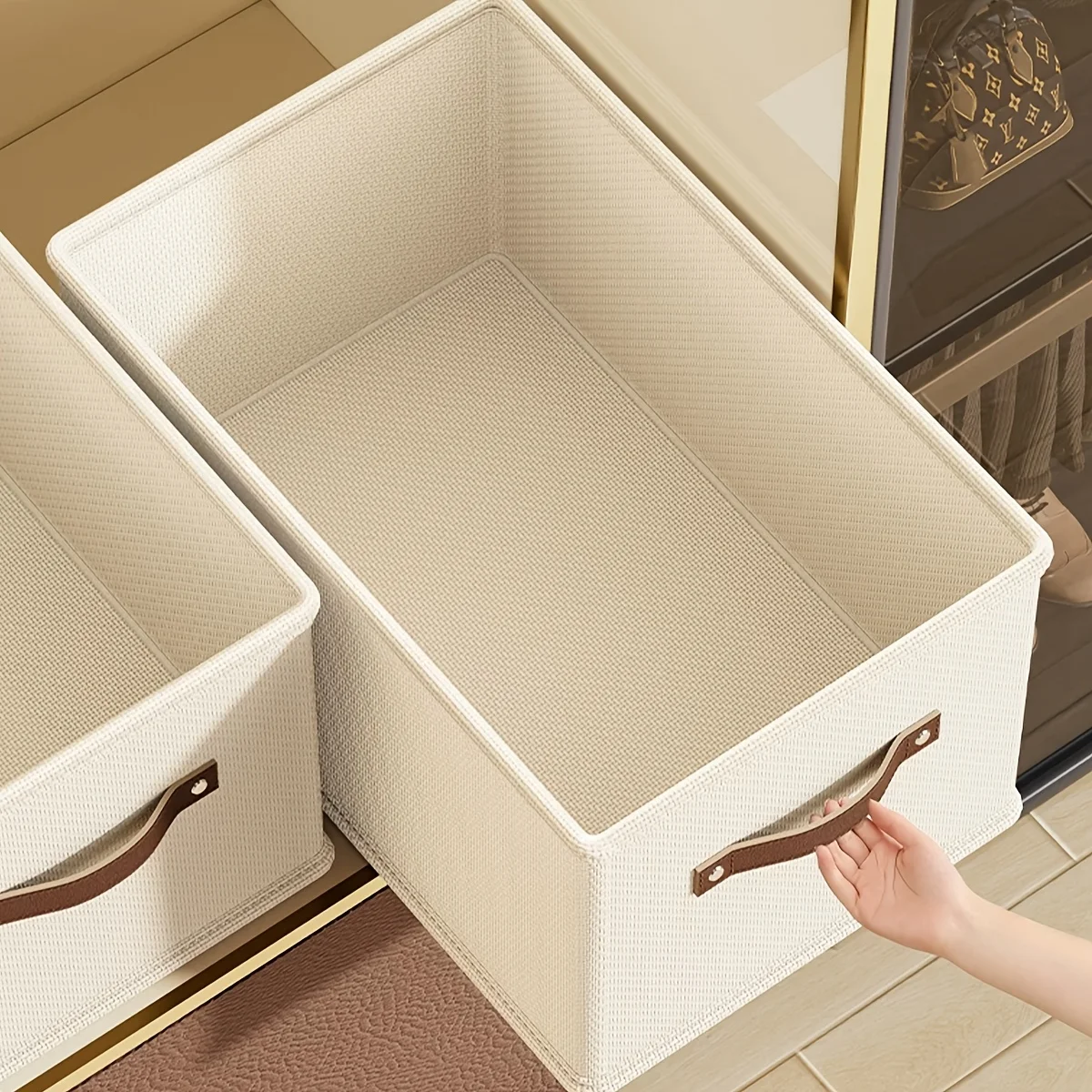 Winter Clothing Organizer - Boîte de rangement multifonctionnelle en tissu