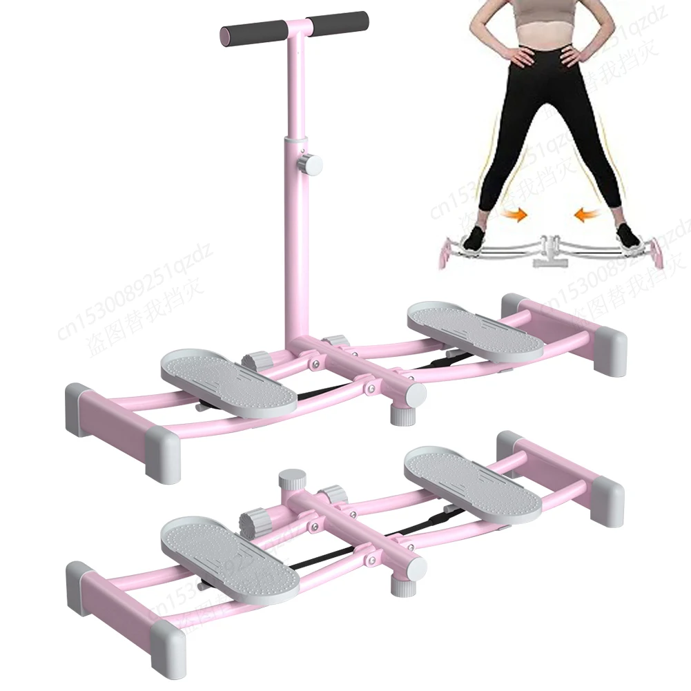 Ejercicio de piernas 2 en 1, máquina de ejercicio de esquí, entrenamiento de fuerza, varillas ajustables, máquina de piernas, dispositivo de reparación muscular del suelo pélvico para mujeres