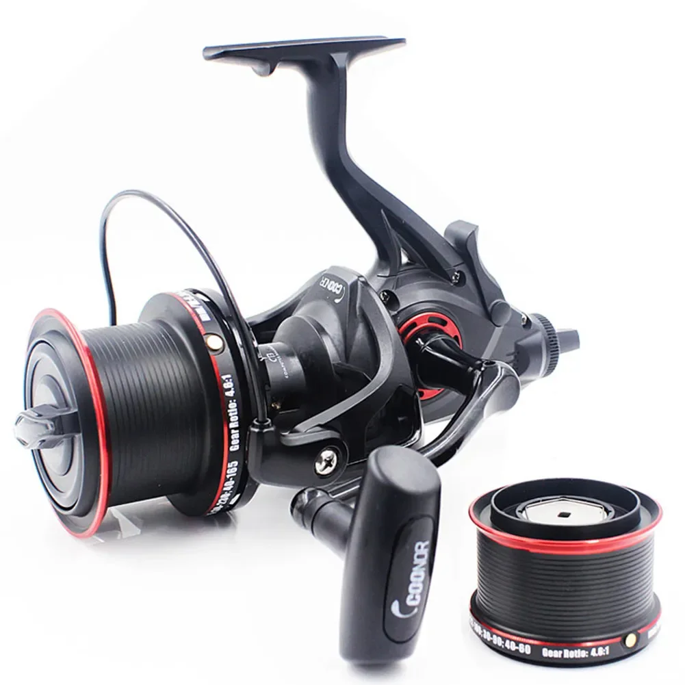 

8000 9000 Metal Saltwater Spinning Carp Big Game Trolling Fishing Reel With Two Spools For Sea Fishing