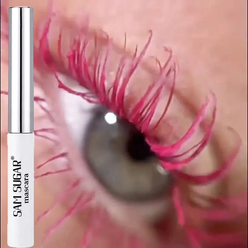 5D Colorful Eyelash Mascara Waterproof Non-smudging Christmas Stage Makeup Blue Red Green Eyelashes Extension Curling Mascara