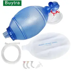 1PC Adulto/Criança/Infantil Ressuscitação Ambu Bags 2000ml/1600ml Reservoir Bag Emergency Self-help Rescue Tool