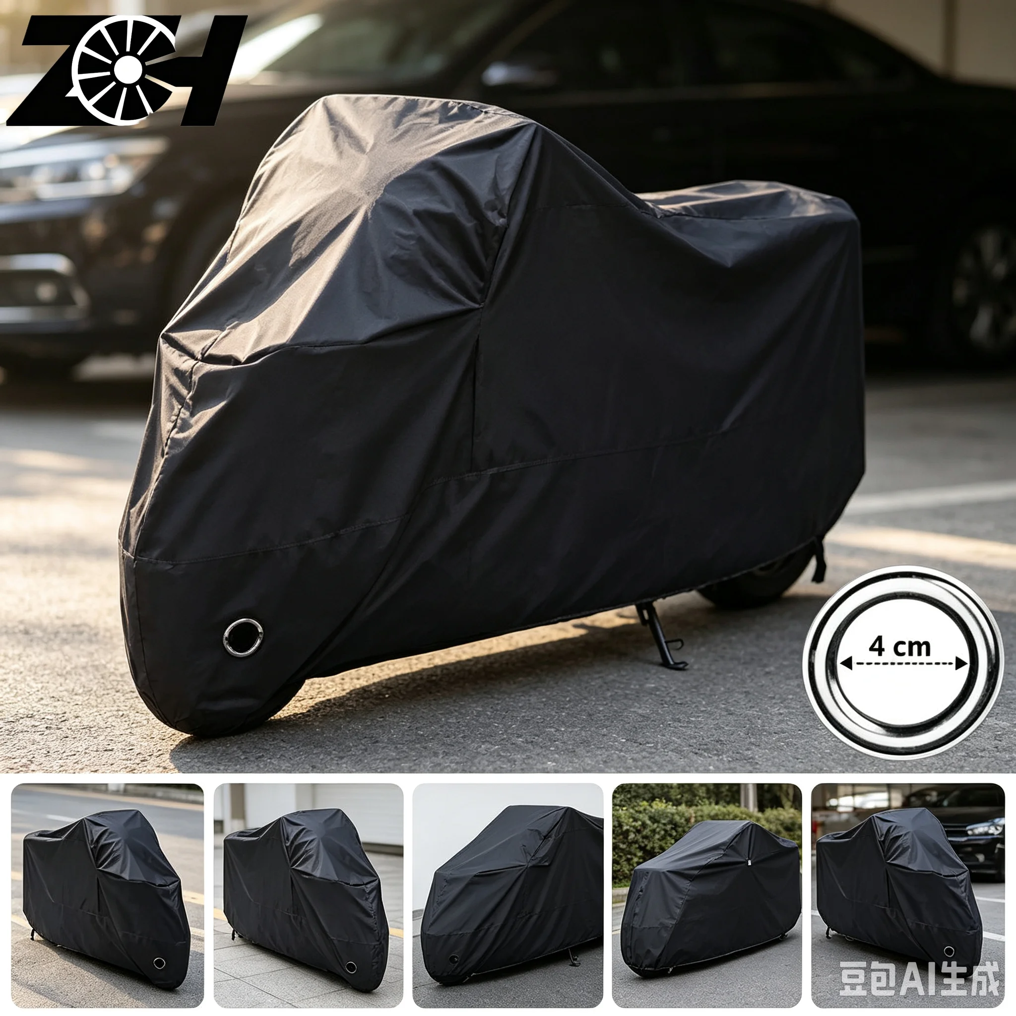 Motorcycle Cover Waterproof Outdoor Rain Dust UV Scooter Motorbike Protector M L XL 2XL 3XL 4XL