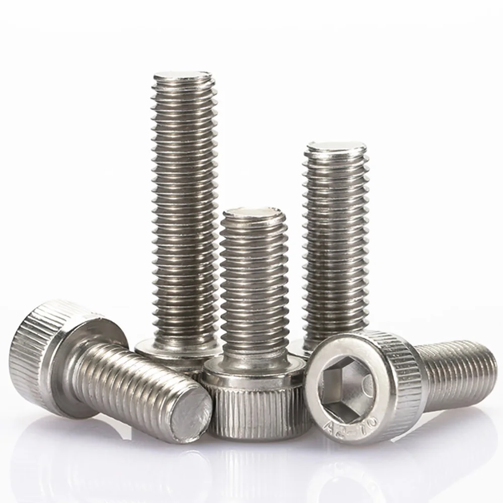 M6 M8 M10 M12 M14 DIN912 304 Stainless Steel Hex Socket Cap Head Screw steel Metric allen Screws Bolt Hex Socket Cap Screw