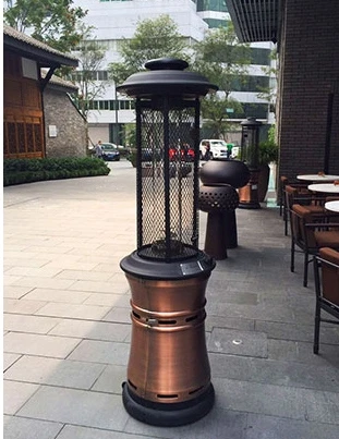 Enjoy efficient outdoor heating in your garden, courtyard, or commercial/residential space with a stainless steel patio heater