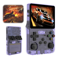 R36S Portable Pocket Video Player Linux System 3.5 Inch IPS Screen Mini Video Player 64/128GB 10000 Games Gift for Kids Adults